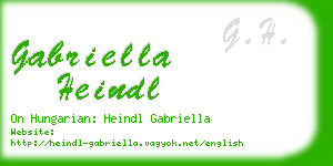 gabriella heindl business card